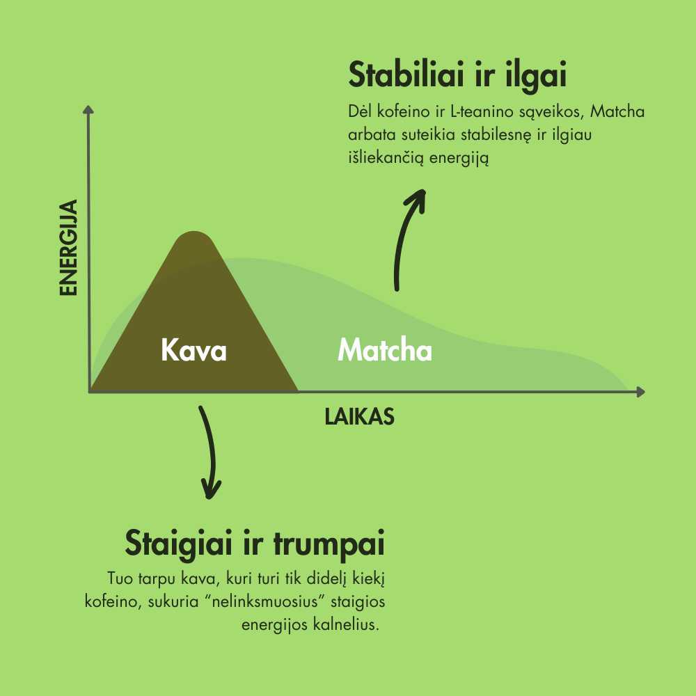 Zelený čaj Matcha s Lví hřívou