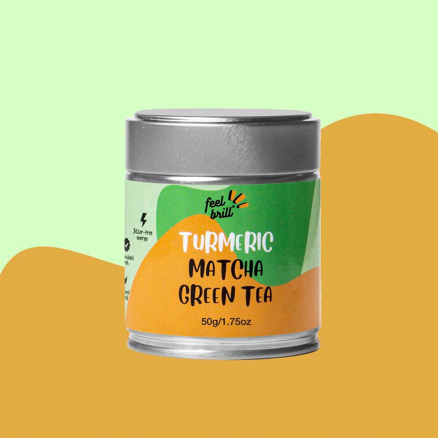 Zelený čaj Matcha s kurkumou