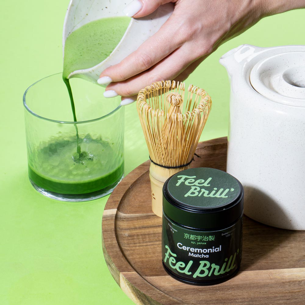 matcha arbata ir plakiklis