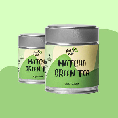 Dva zelené čaje matcha