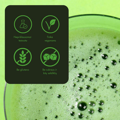 Matcha tea with lemongrass