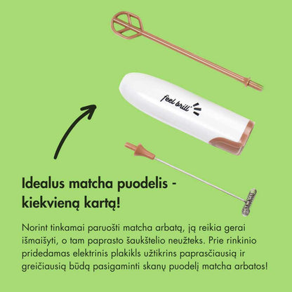 Modern matcha tea set