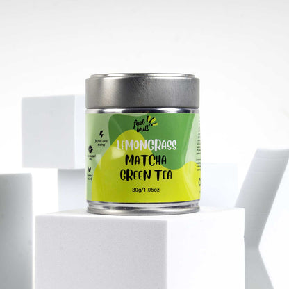 Matcha green tea with lemongrass is unique