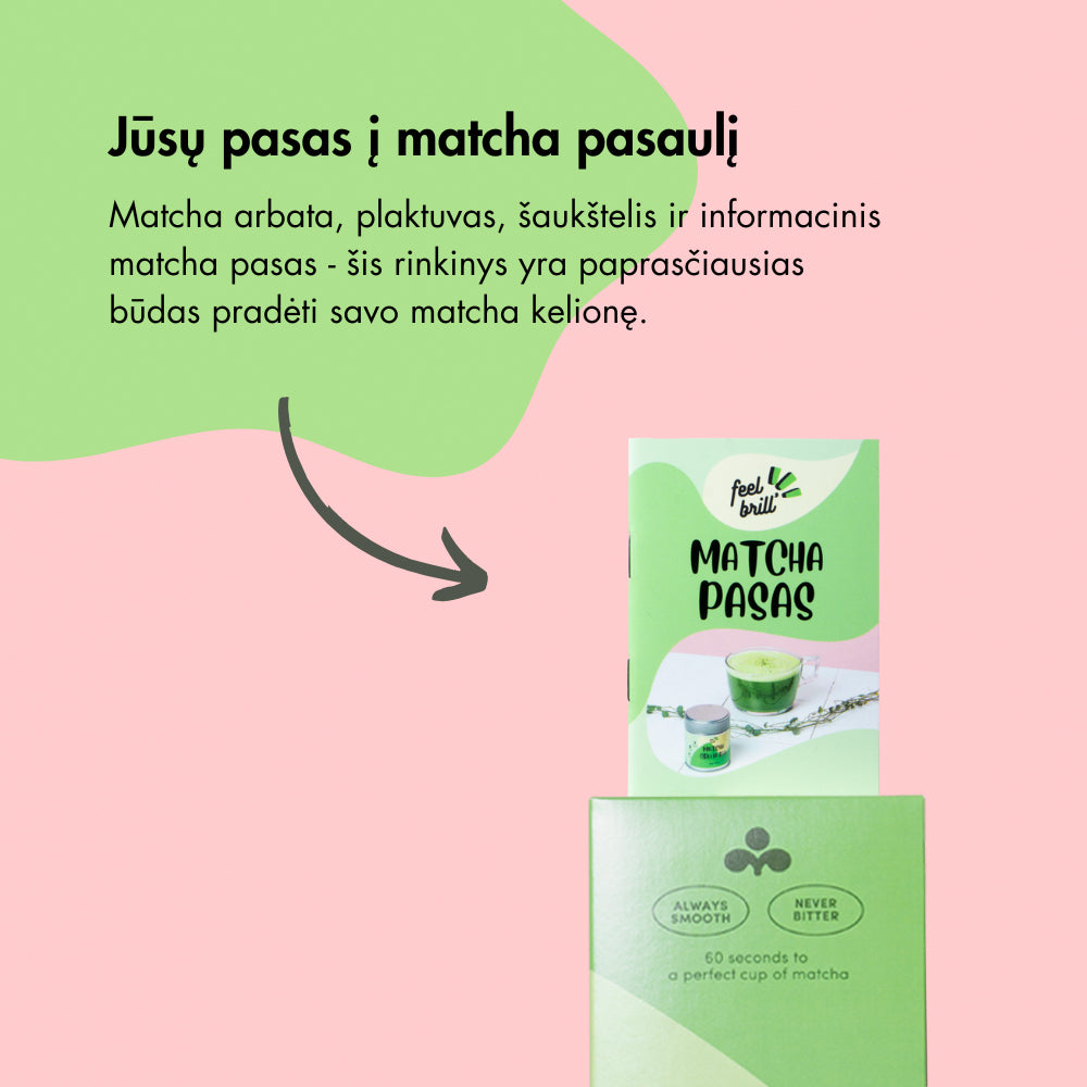 Moodne matcha teekomplekt